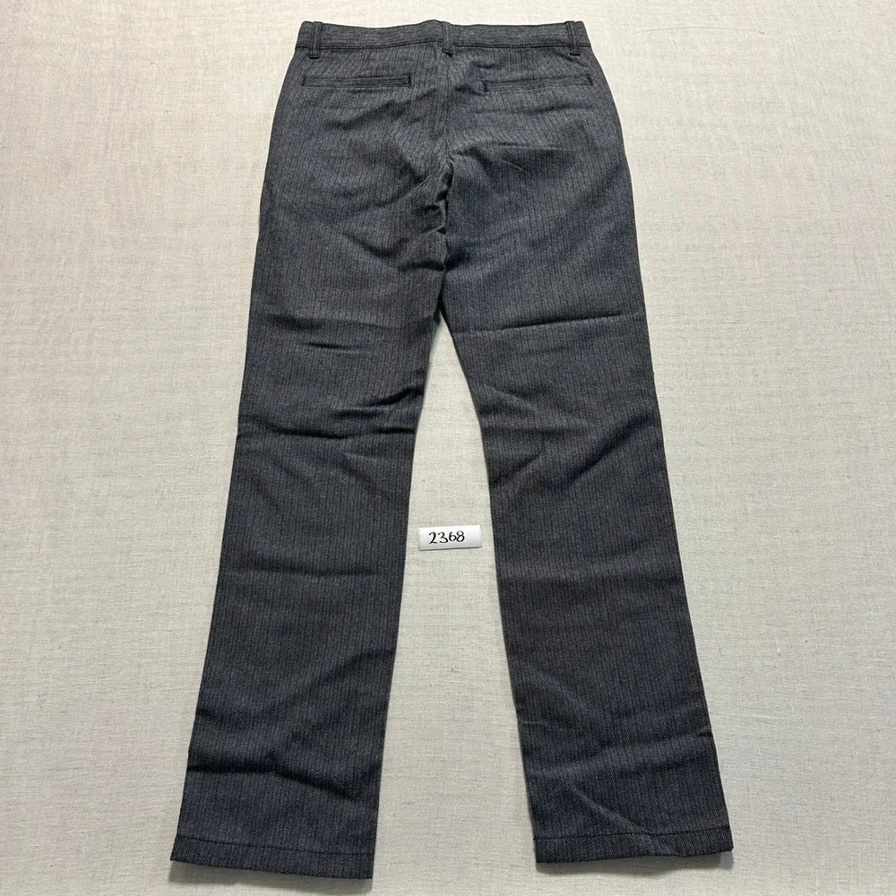 The Children's Place Herringbone Dress Pants Boys Size 14 Black Grey